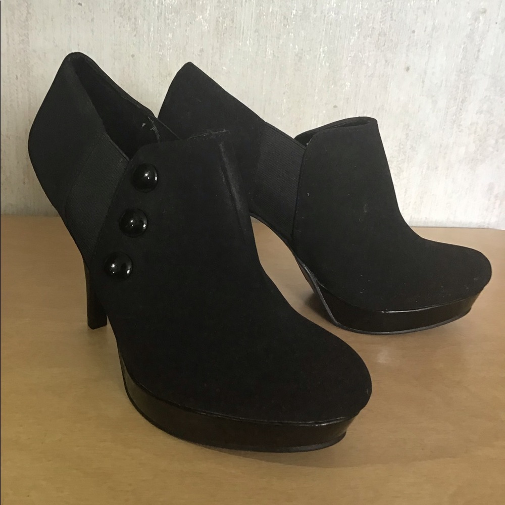 Ankle Booty Platform Heels
